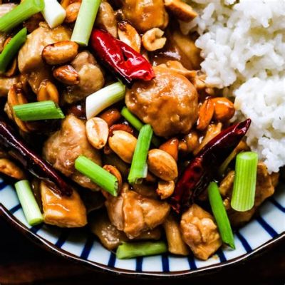  Spicy Kung Pao Chicken: Un piatto piccante e saporito che ti trasporterà direttamente nella vibrante Orléans!