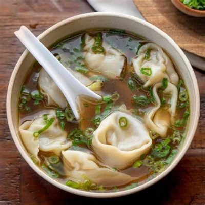   Zhenjiang Yuantou Wonton! Un delizioso connubio di pasta fresca e ripieno saporito?